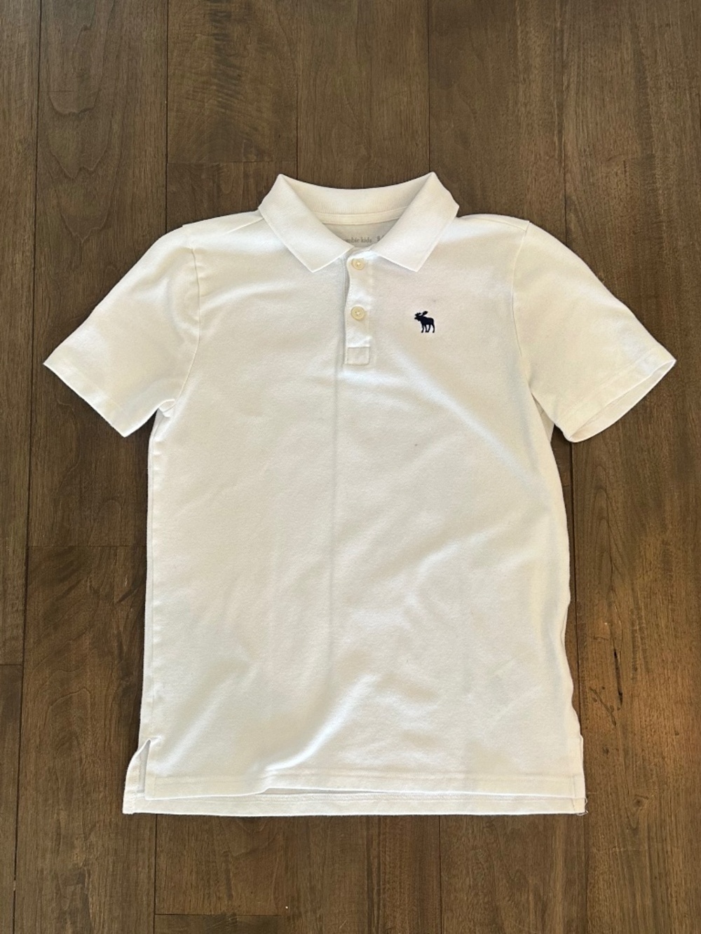 White Polo Shirt - Abercrombie Kids